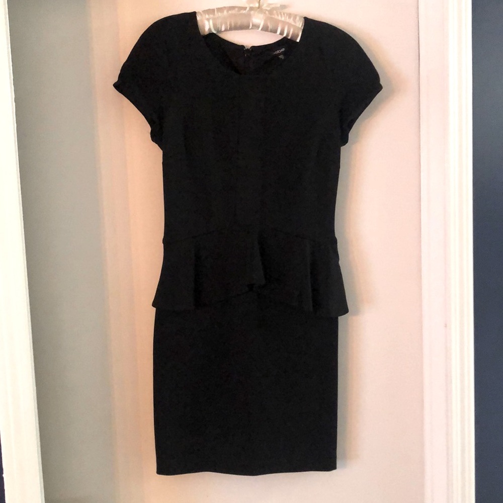 Bebe little black dress.